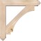 Ekena Millwork Imperial Arts and Crafts Smooth Bracket w/ Offset Brace, Douglas Fir, 7 1/2"W x 40"D x 40"H BKT0806X40X40IMP03SDF - alternate 3